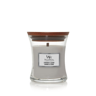 WoodWick Lavendel & cedar - mini candle