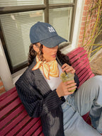 Triangle Scarf - Butter Yellow