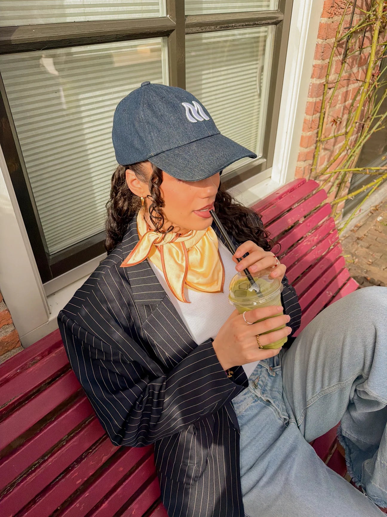 Triangle Scarf - Butter Yellow