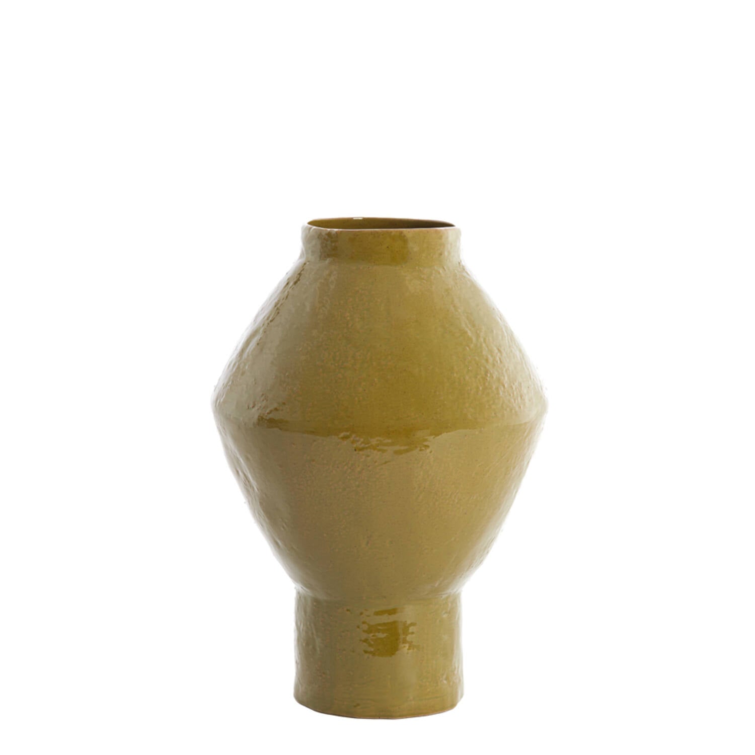 Vaas Keramiek VASORA Ø 29 x 41 cm glanzend olijf groen