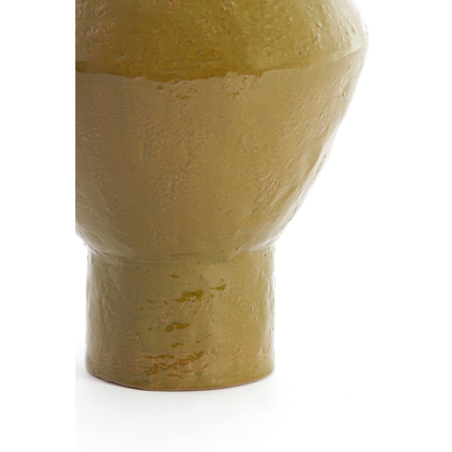 Vaas Keramiek VASORA Ø 29 x 41 cm glanzend olijf groen