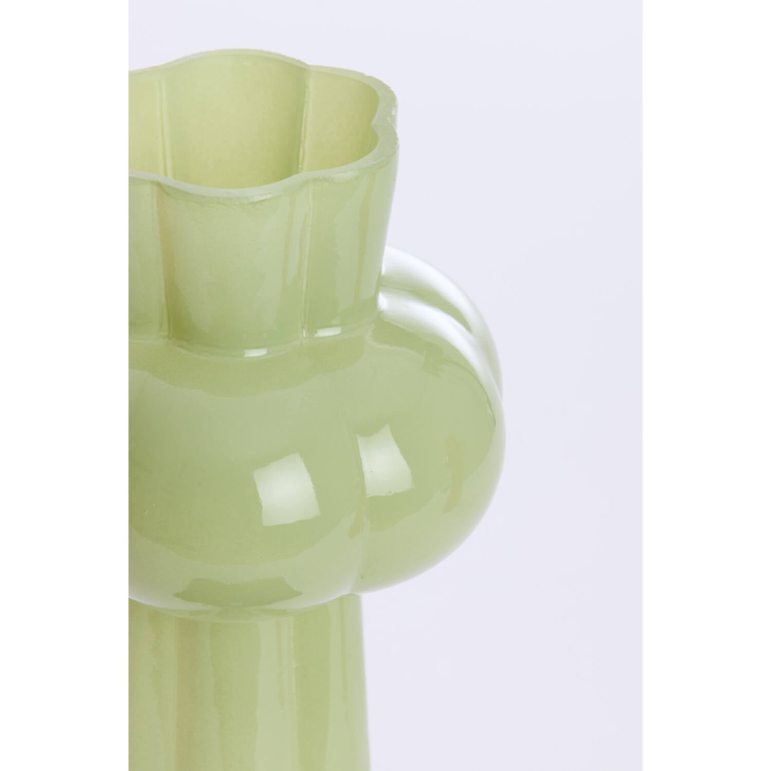 Vaas KORTOSU Ø11 x 25 cm mint groen