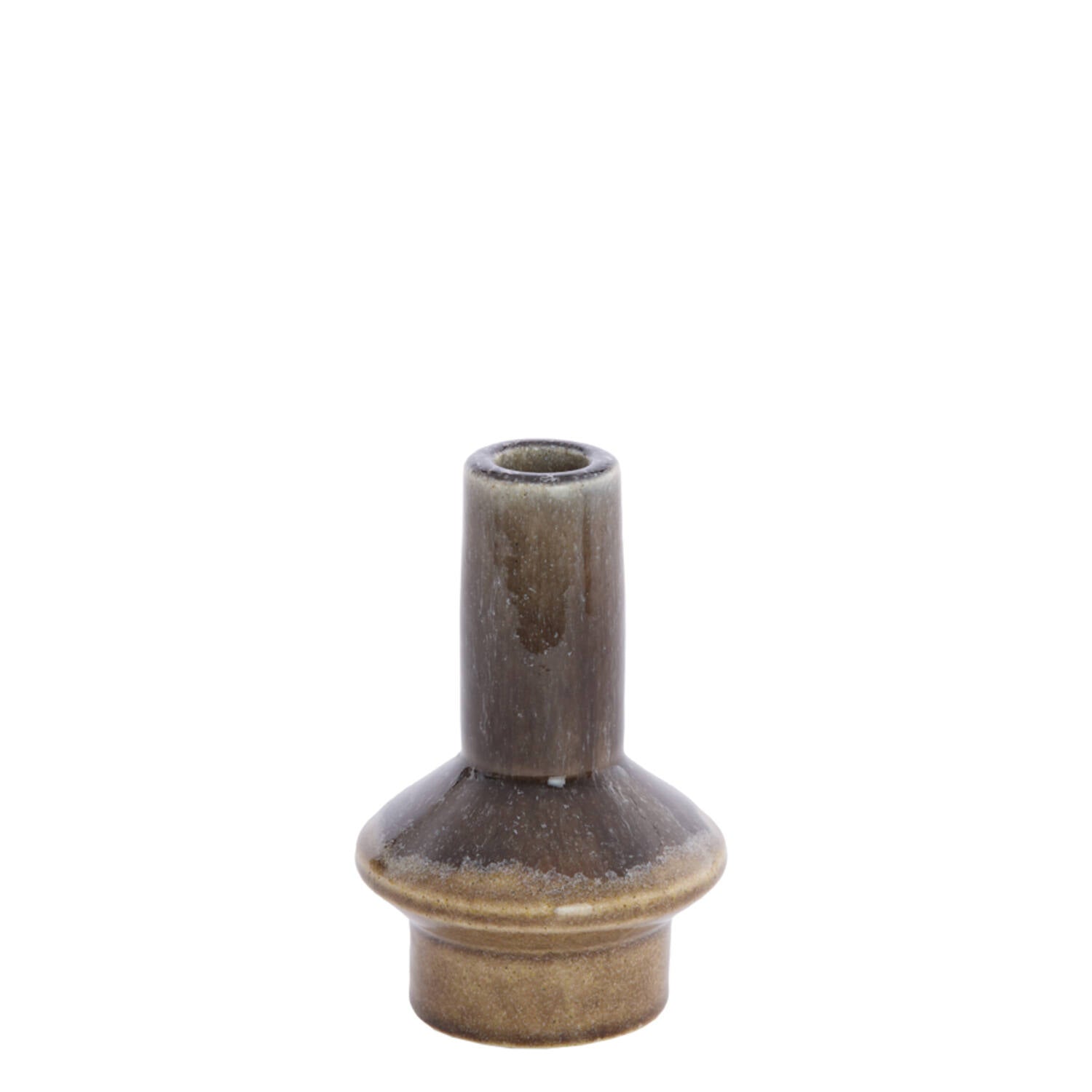 Kandelaar Burano Ø 10 X 15.5 cm olijf groen bruin