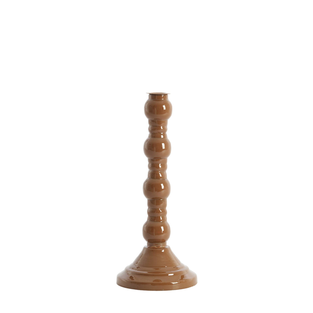 Kandelaar Aveline Ø 10 x 25 cm Caramel