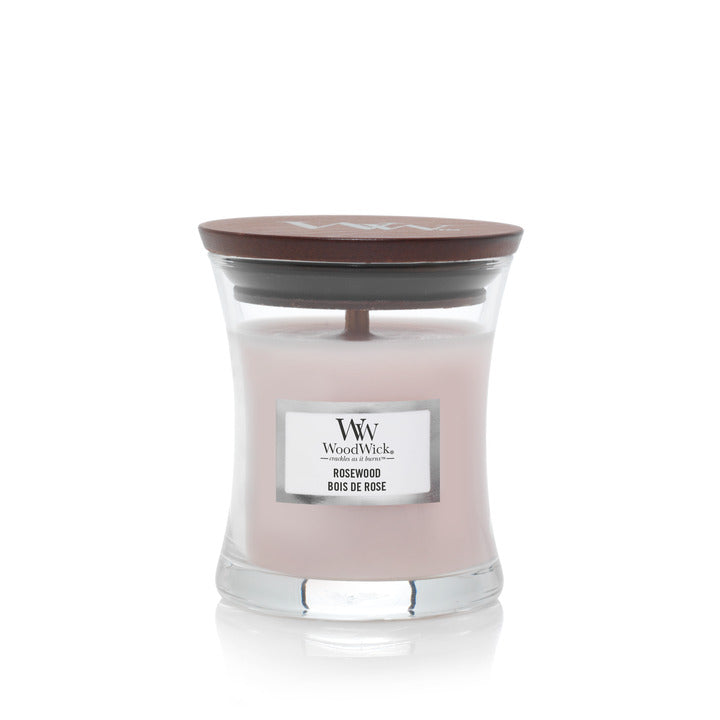 Woodwick Rosewood mini. Geur van de maand februari.