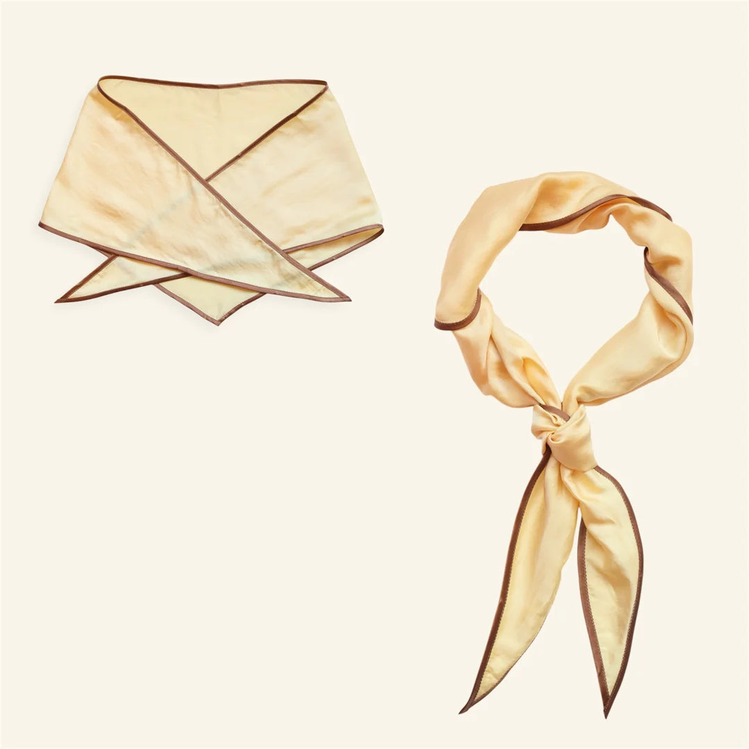 Triangle Scarf - Butter Yellow