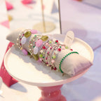 Multi Bubble armband - zilver