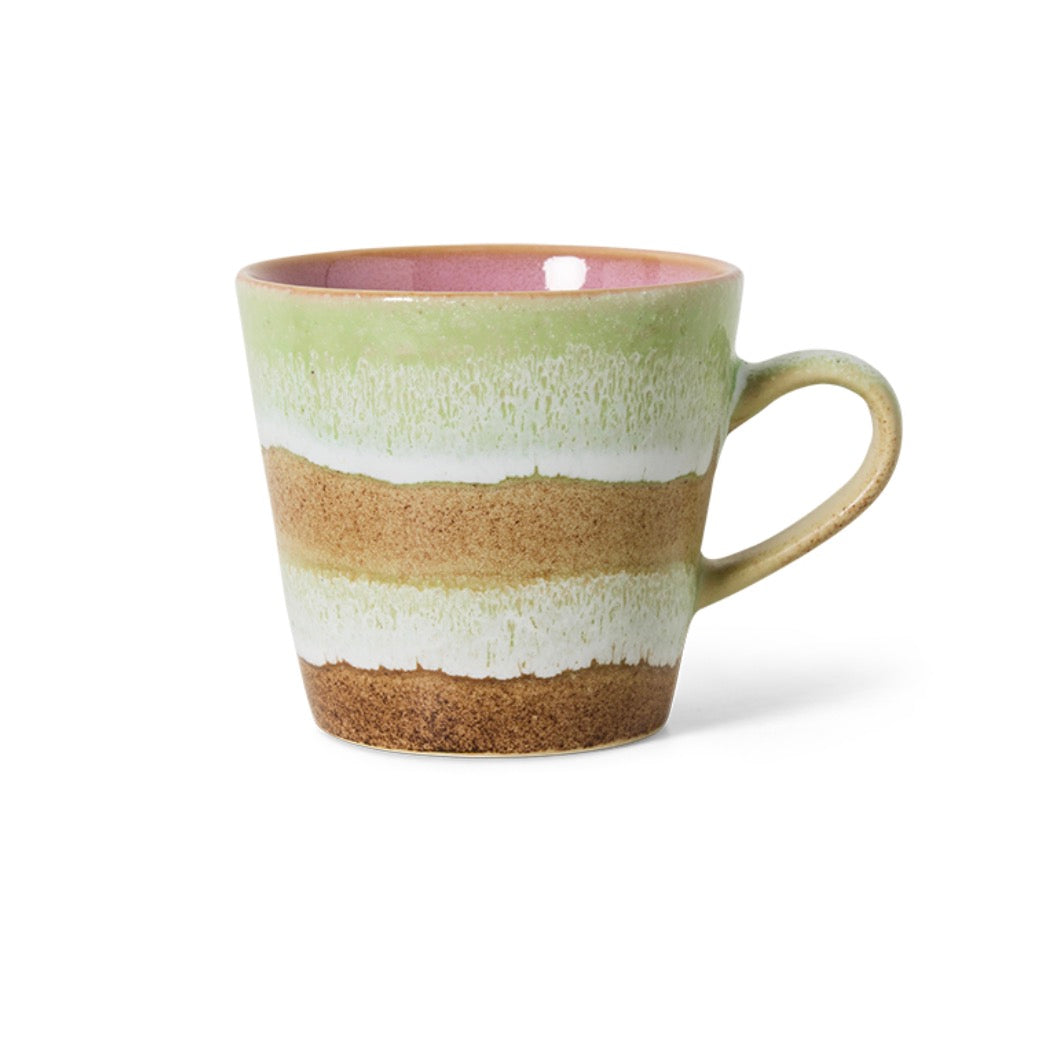 HKliving 70s ceramics -  americano mug umber