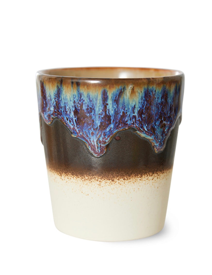 HKliving 70s ceramics - coffee mug aurora