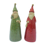 Santa Leon rood & L groen - Home Society - 19 cm