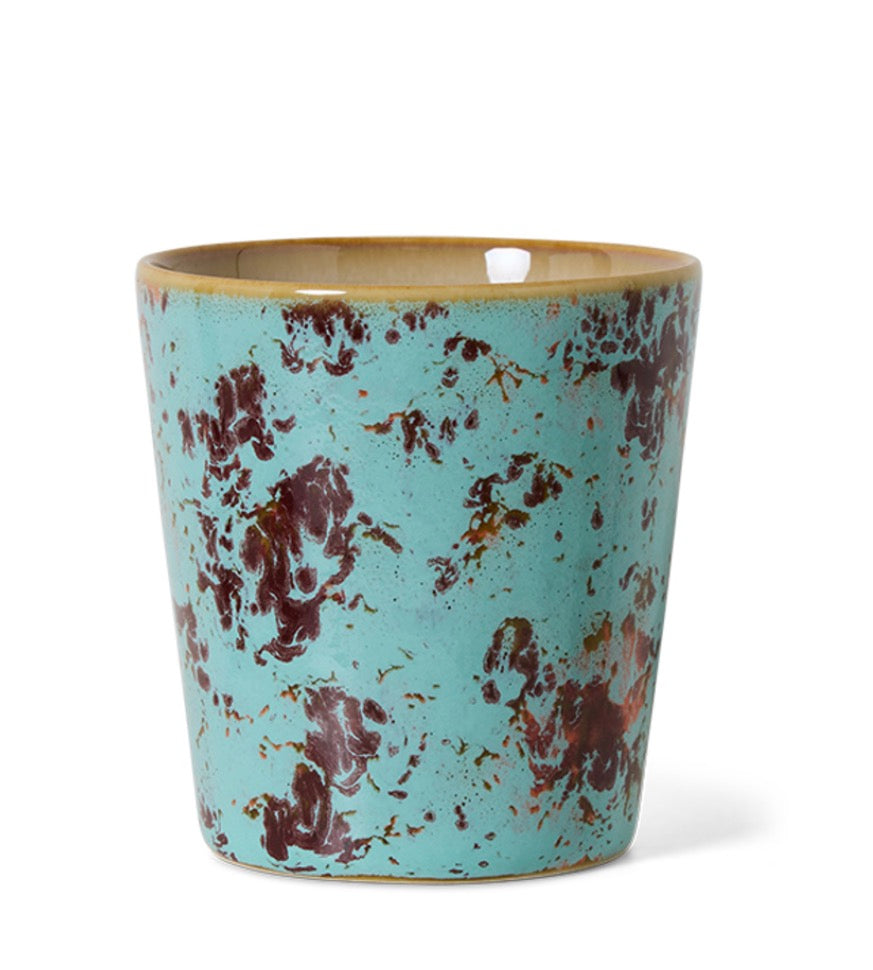 HKliving 70s ceramics - coffee mug platina