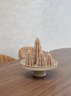 Draaiend decoratieplateau op voet - Home society