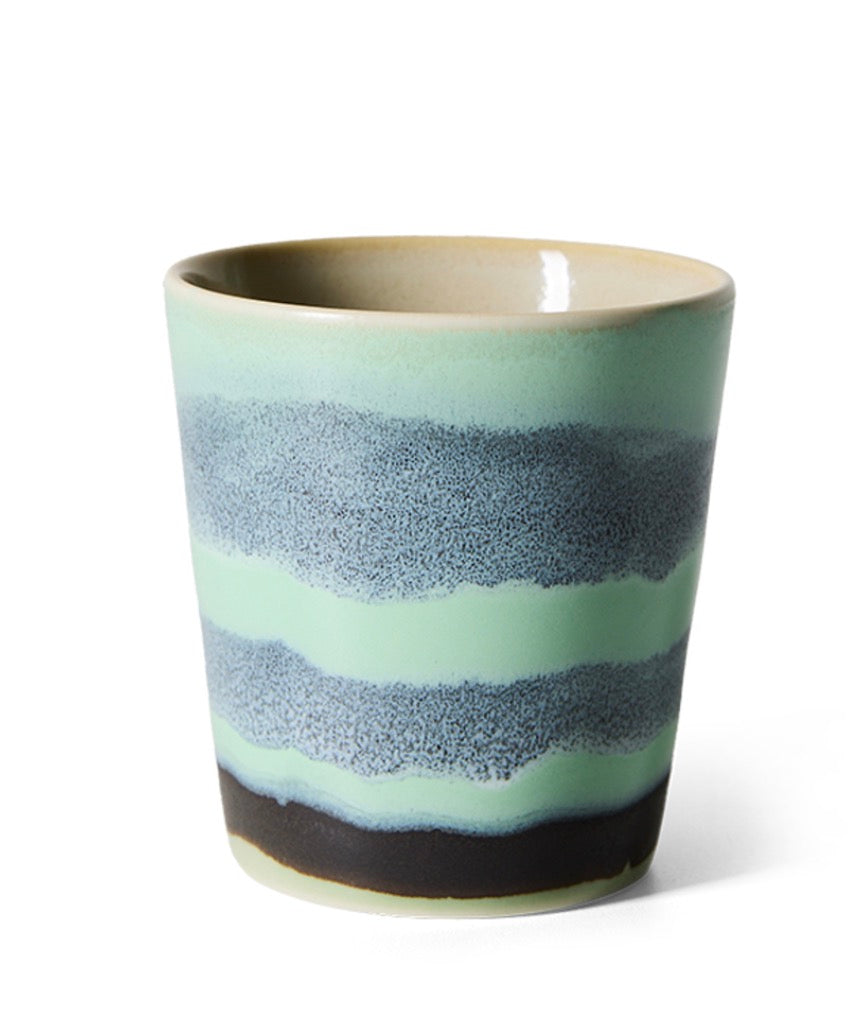 HKliving 70s ceramics - coffee mug river