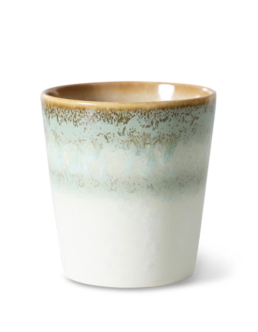 HKliving 70s ceramics - coffee mug petrol