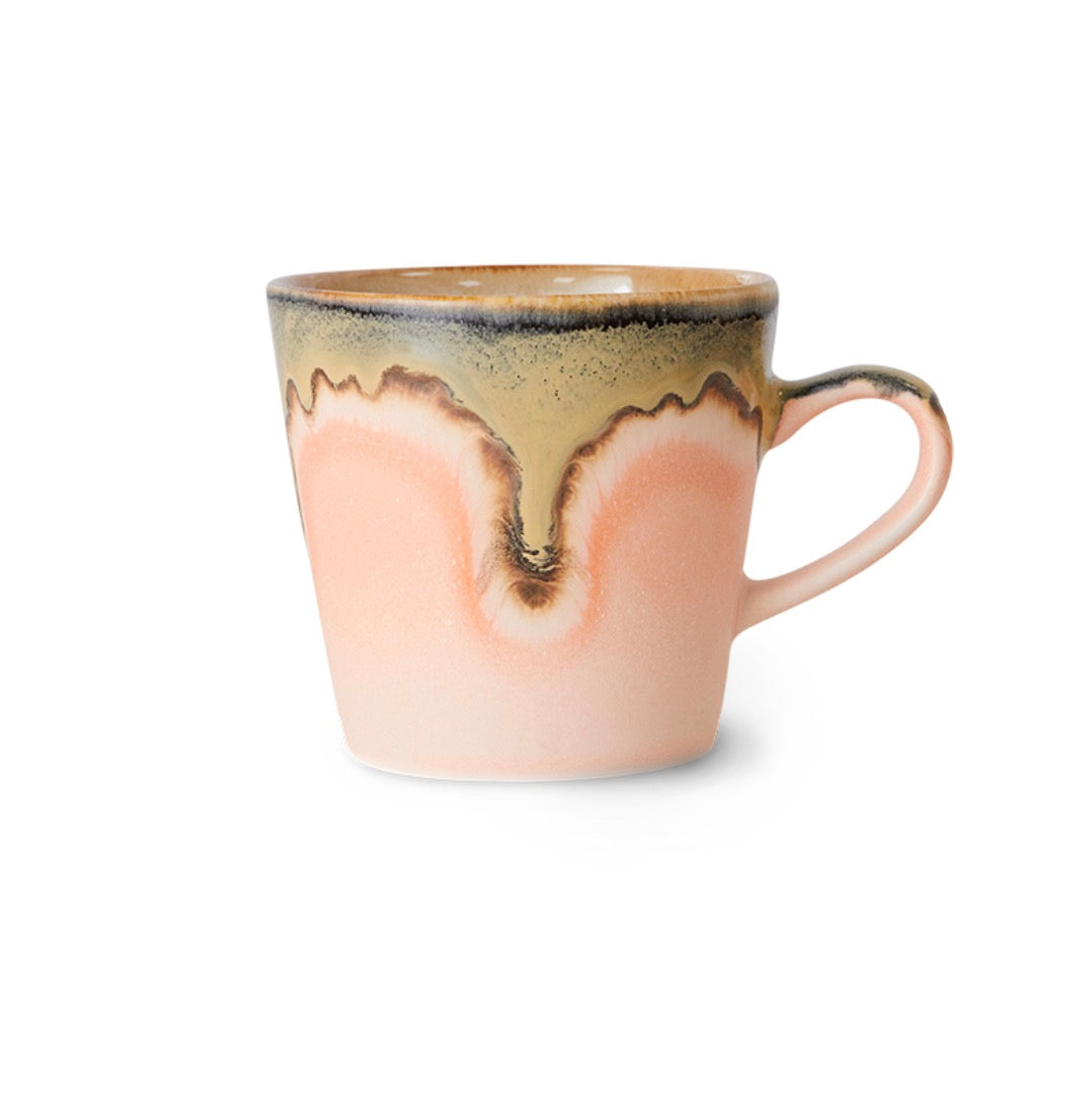 HKliving 70s ceramics -  americano mug blossom