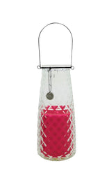 Kaars in glas Vitra fuchsia en lilac