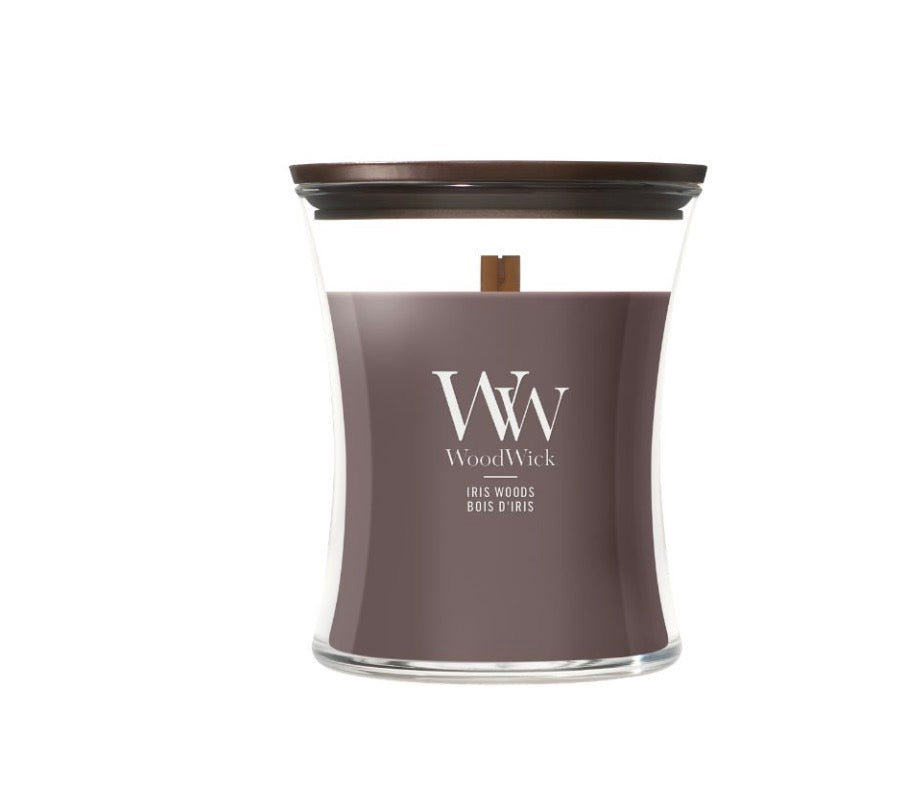 Woodwick Iris Medium geurkaars