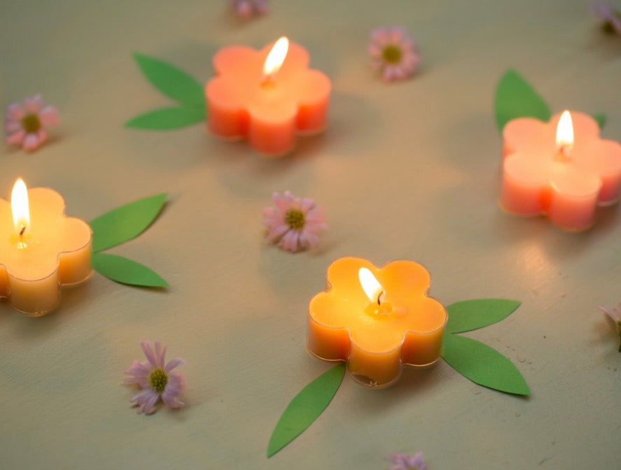 Waxinelichtjes Flower
