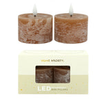 PRE-ORDER | Home Society oplaadbare mini LED-stompkaarsen 5 cm – set van 2