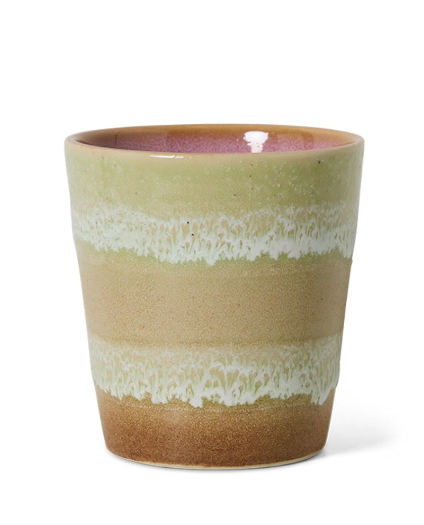 HKliving 70s ceramics - coffee mug umber