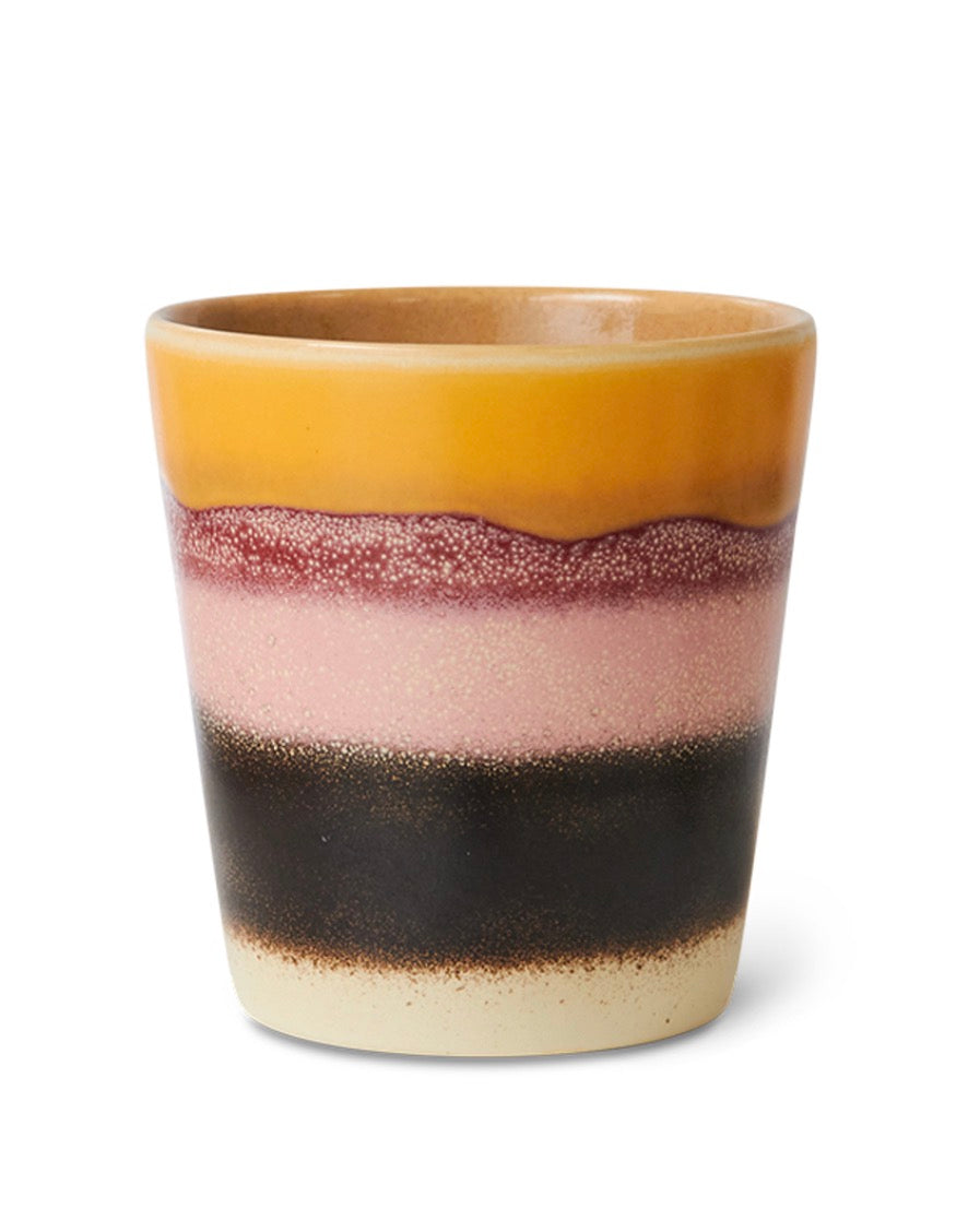 HKliving 70s ceramics - coffee mug sunset