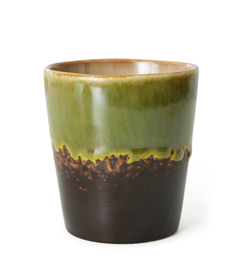 HKliving 70s ceramics - coffee mug algae