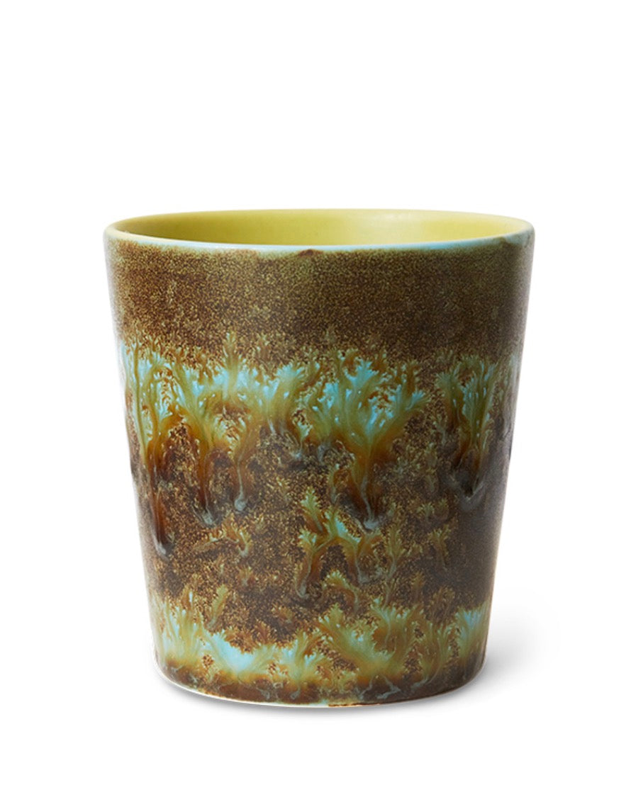HKliving 70s ceramics - coffee mug tidal