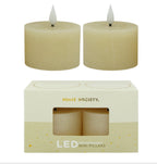 PRE-ORDER | Home Society oplaadbare mini LED-stompkaarsen 5 cm – set van 2
