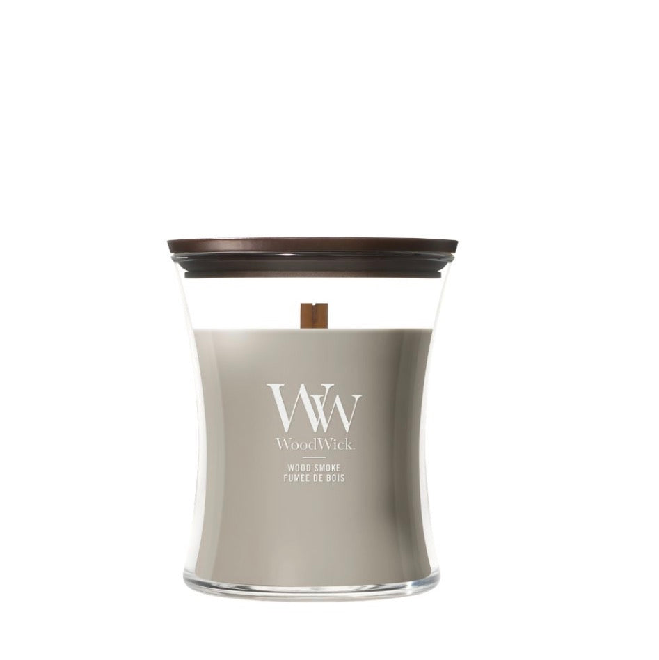 Woodwick smoke Medium geurkaars