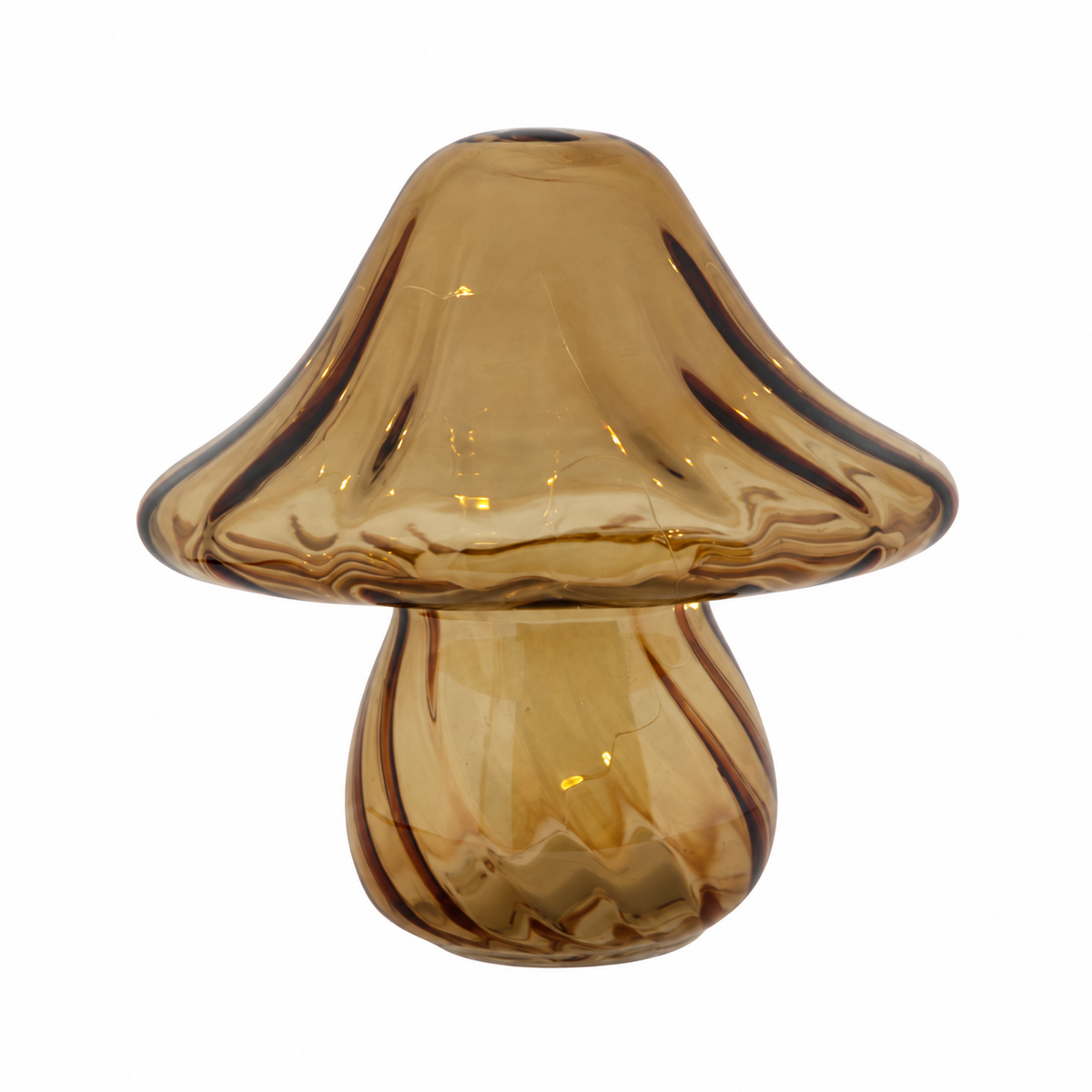 Glazen LED paddenstoellamp - Home society