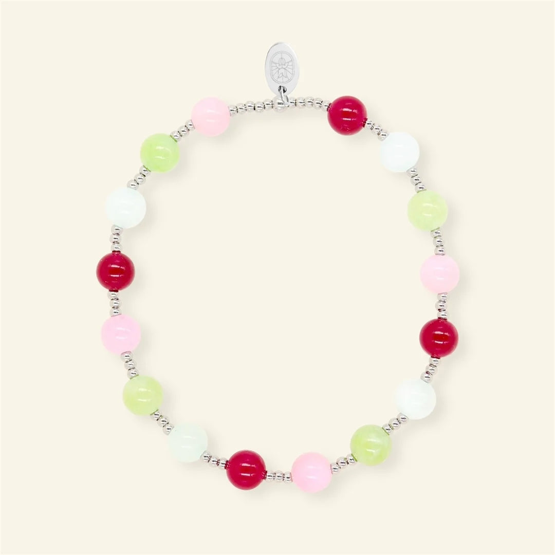Multi Bubble armband - zilver