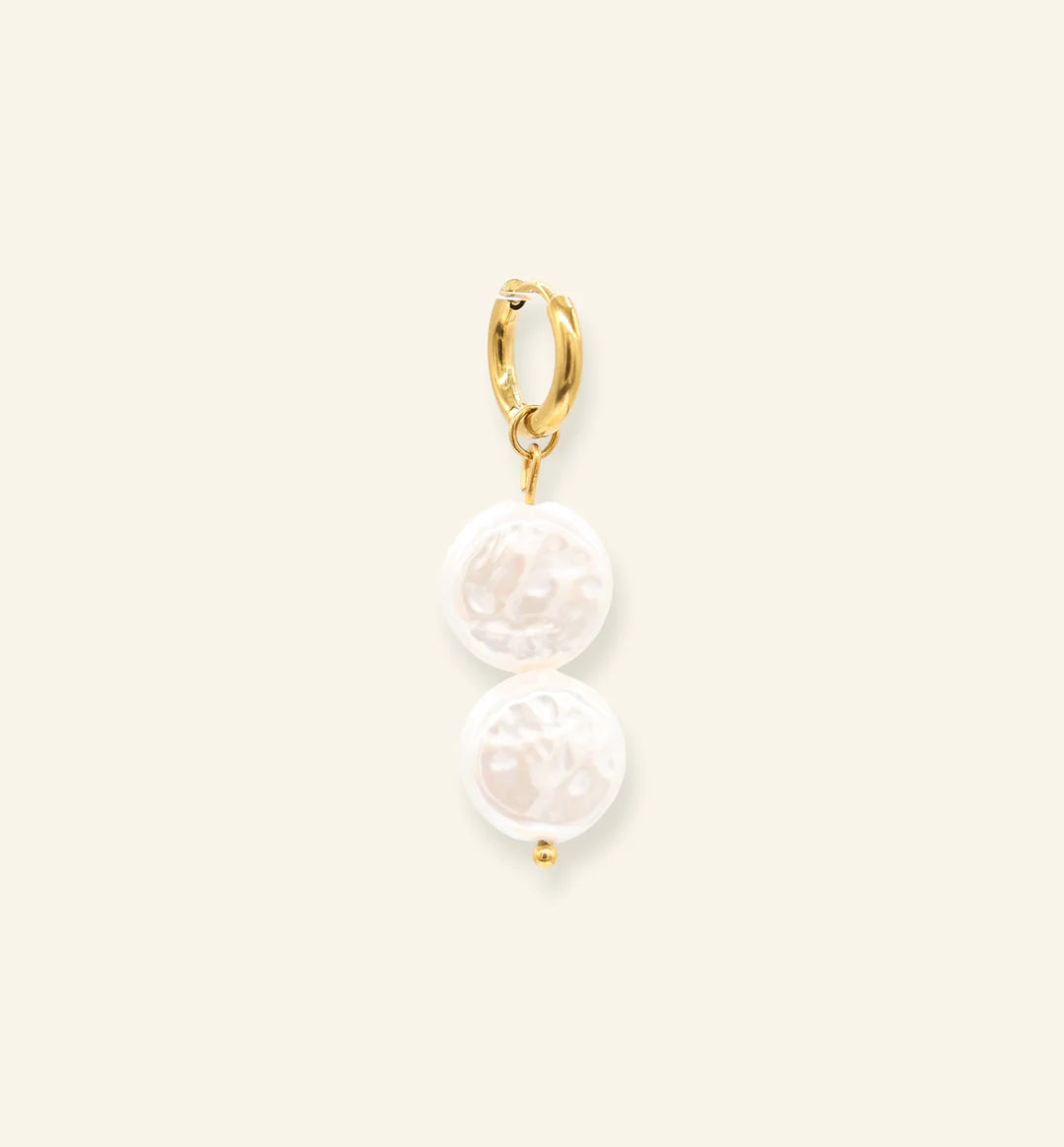Ivory Pearl oorbel