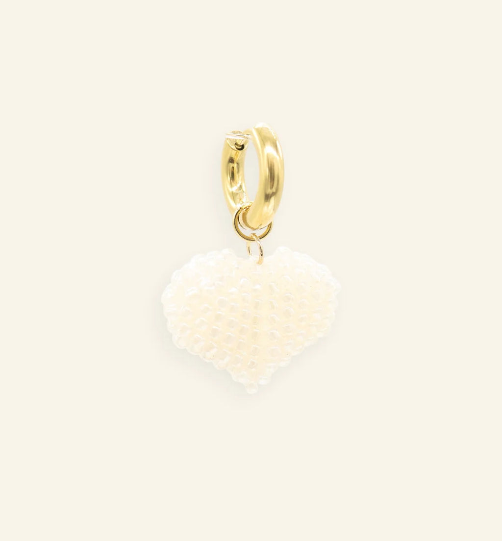 Beaded Love oorbel