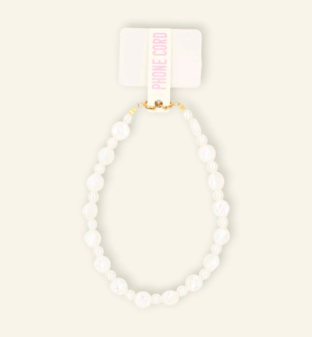 Phone Cord - Ivory Pearl
