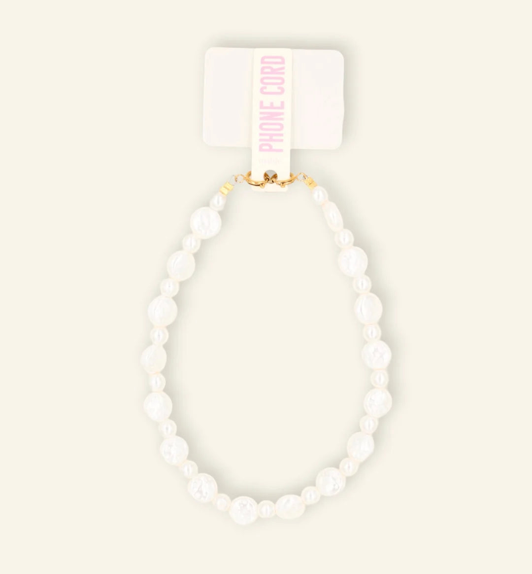 Phone Cord - Ivory Pearl