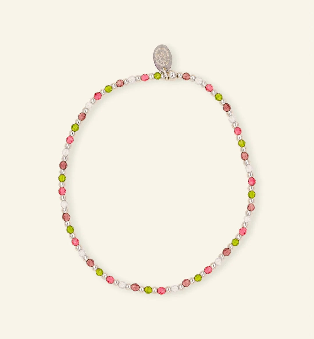 Party Pop armband - zilver