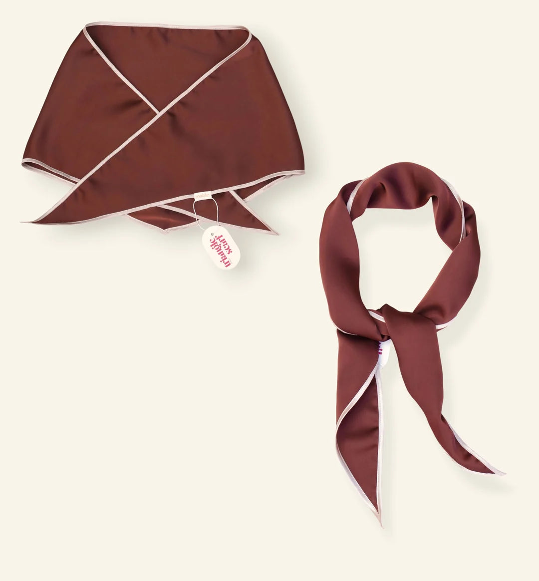 Triangle Scarf - Mocha Muse