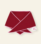 Triangle Scarf - Burgundy Bloom