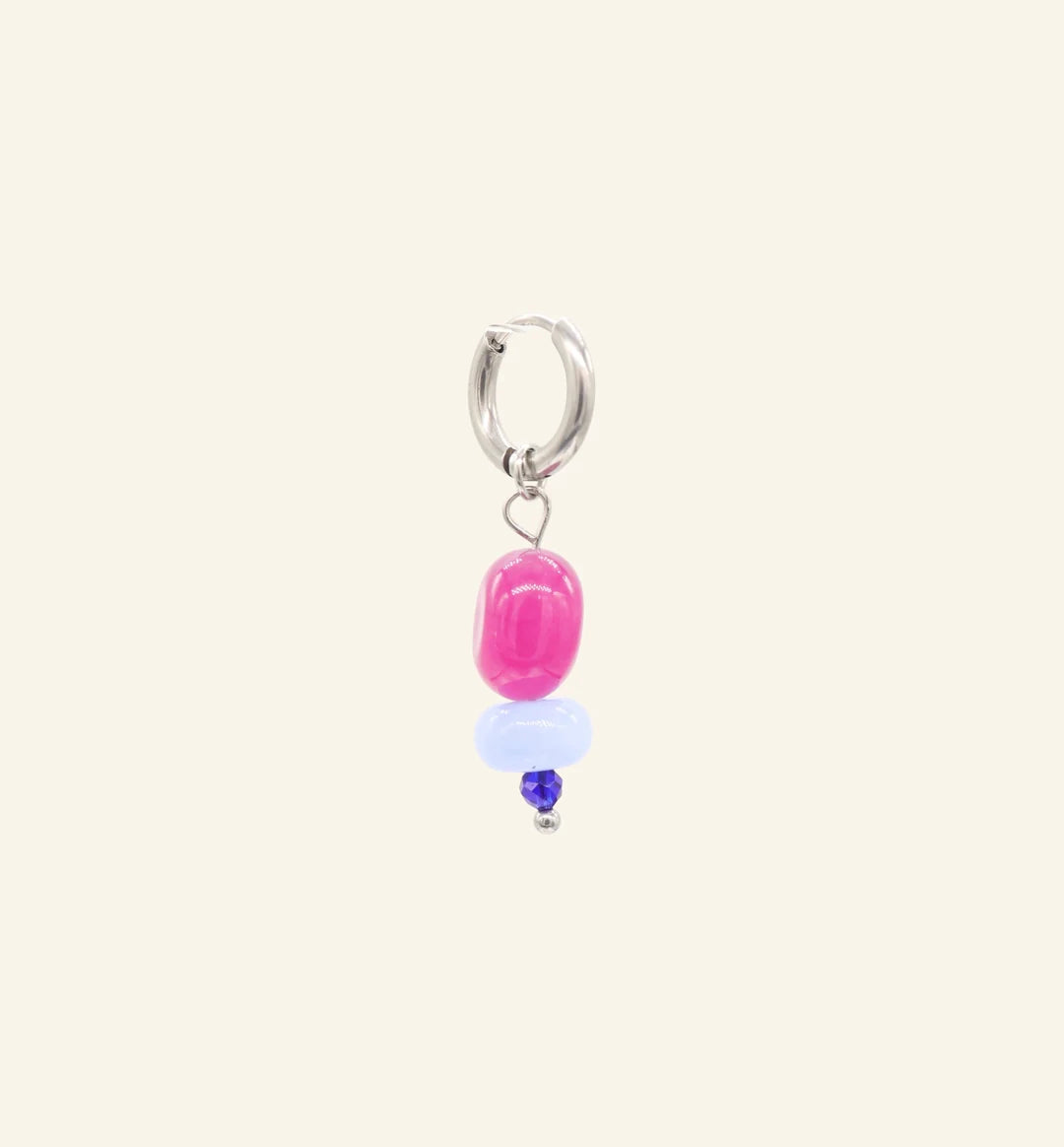 Friday Fever oorbel - zilver