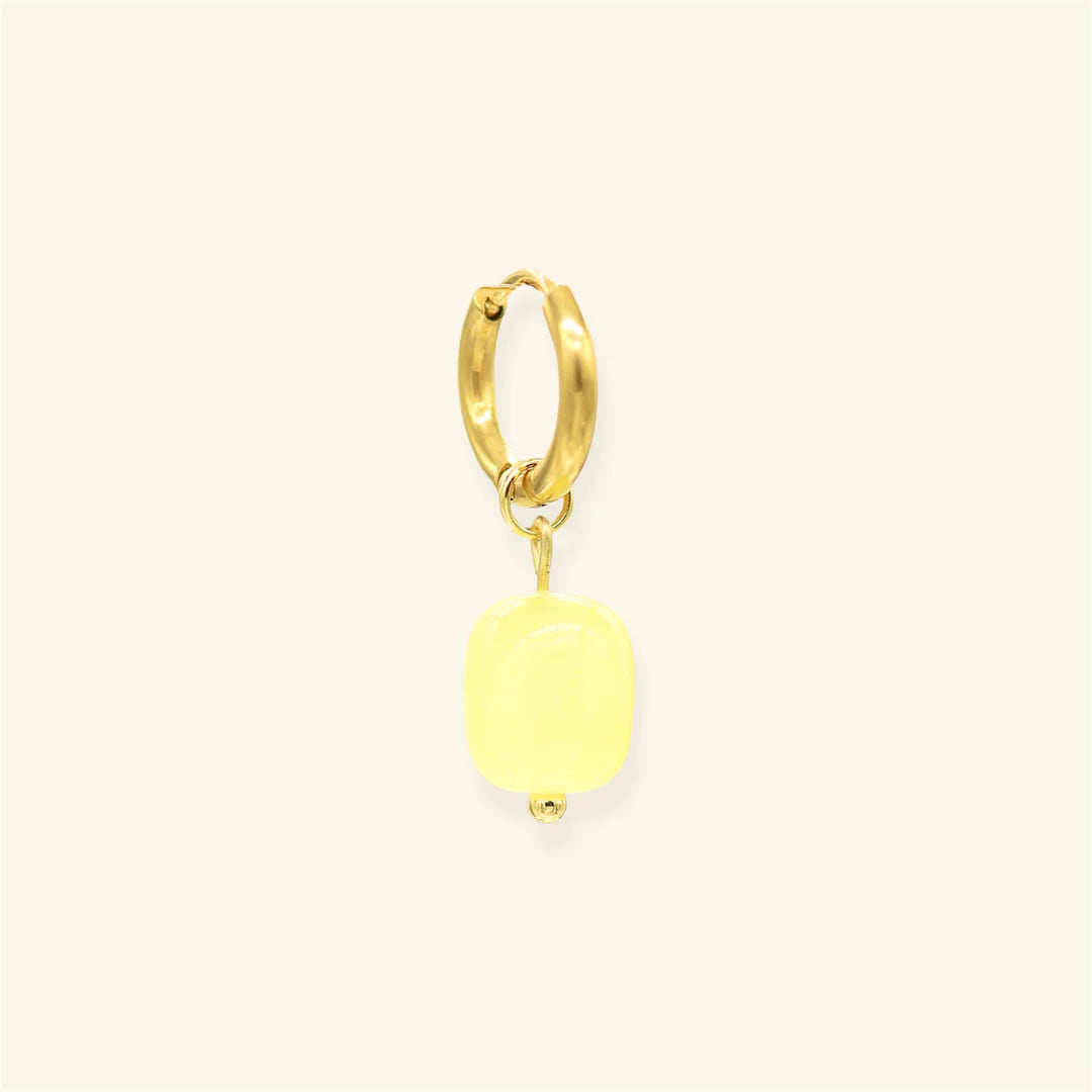 Butter Yellow oorbel