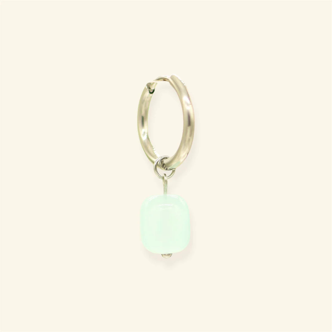 Blue Facet oorbel