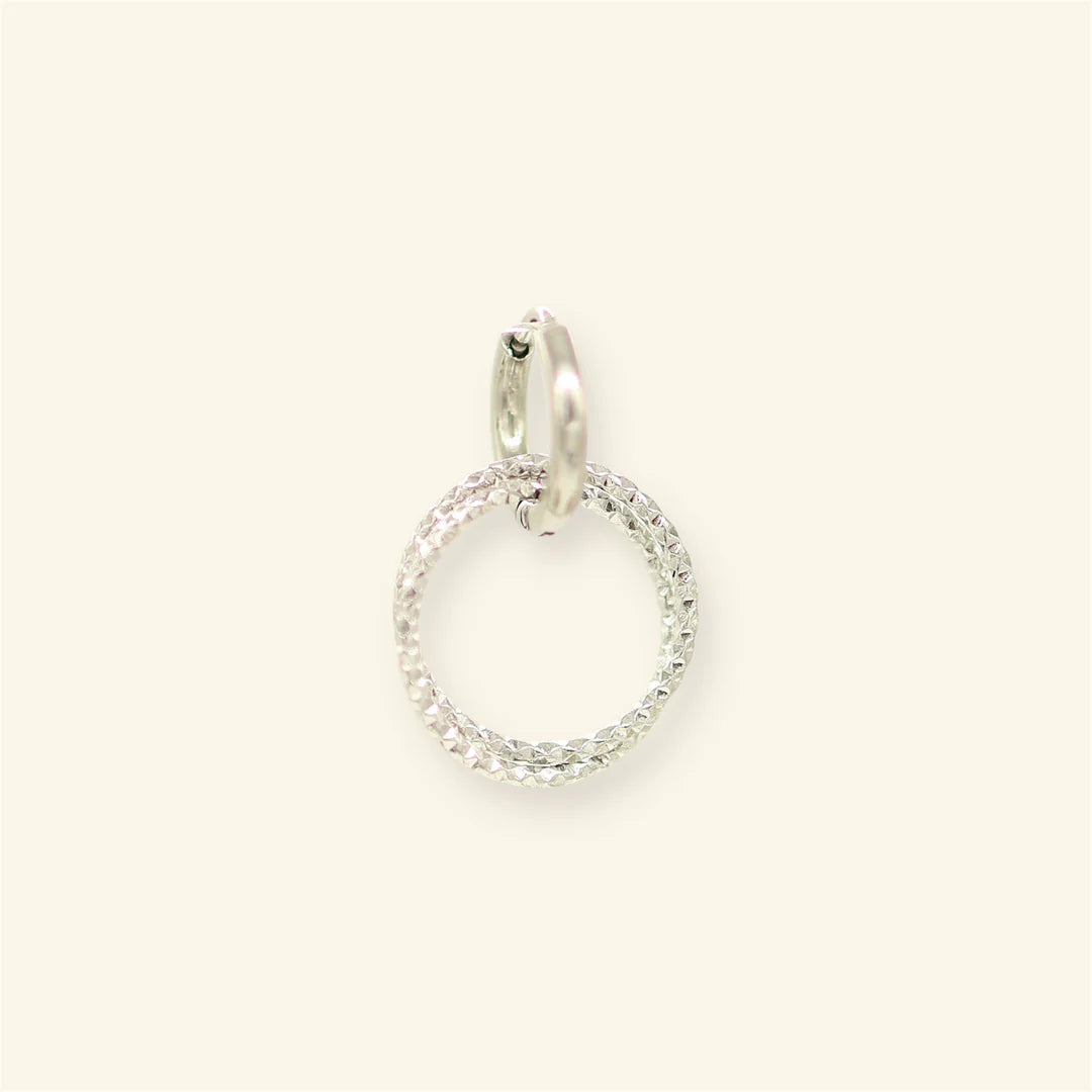 Double Circle oorbel