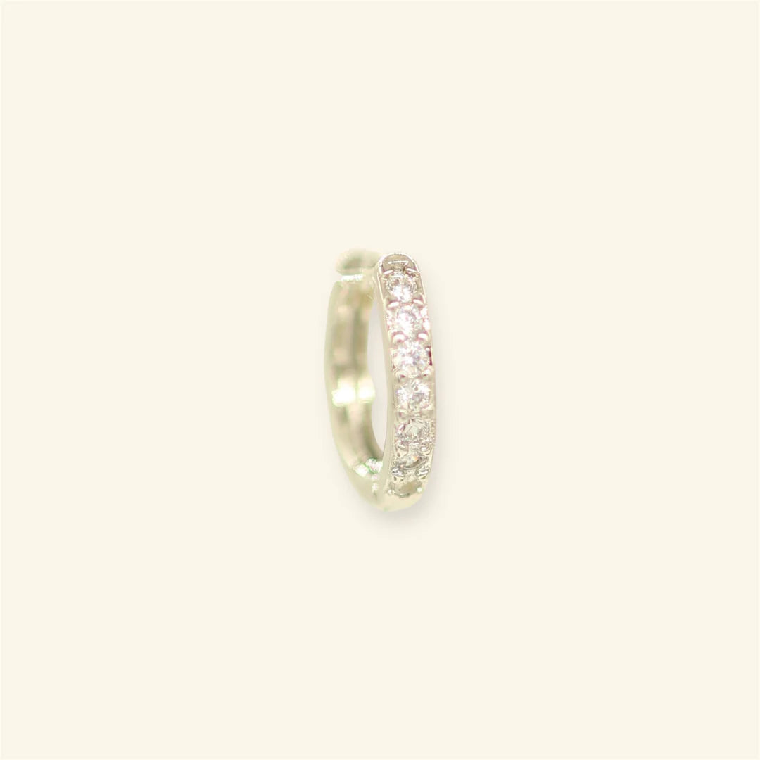 Rhinestone oorbel