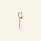 Sparkly Paperclip oorbel