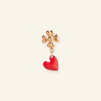 Clover Heart oorbel