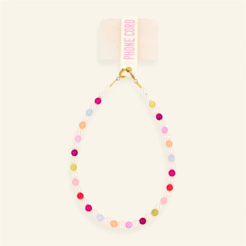 Phone Cord - Rainbow Pearl