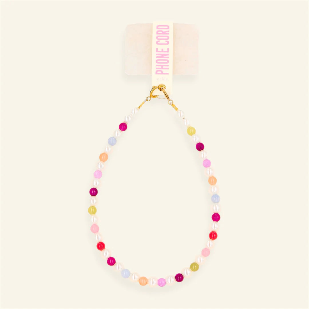 Phone Cord - Rainbow Pearl
