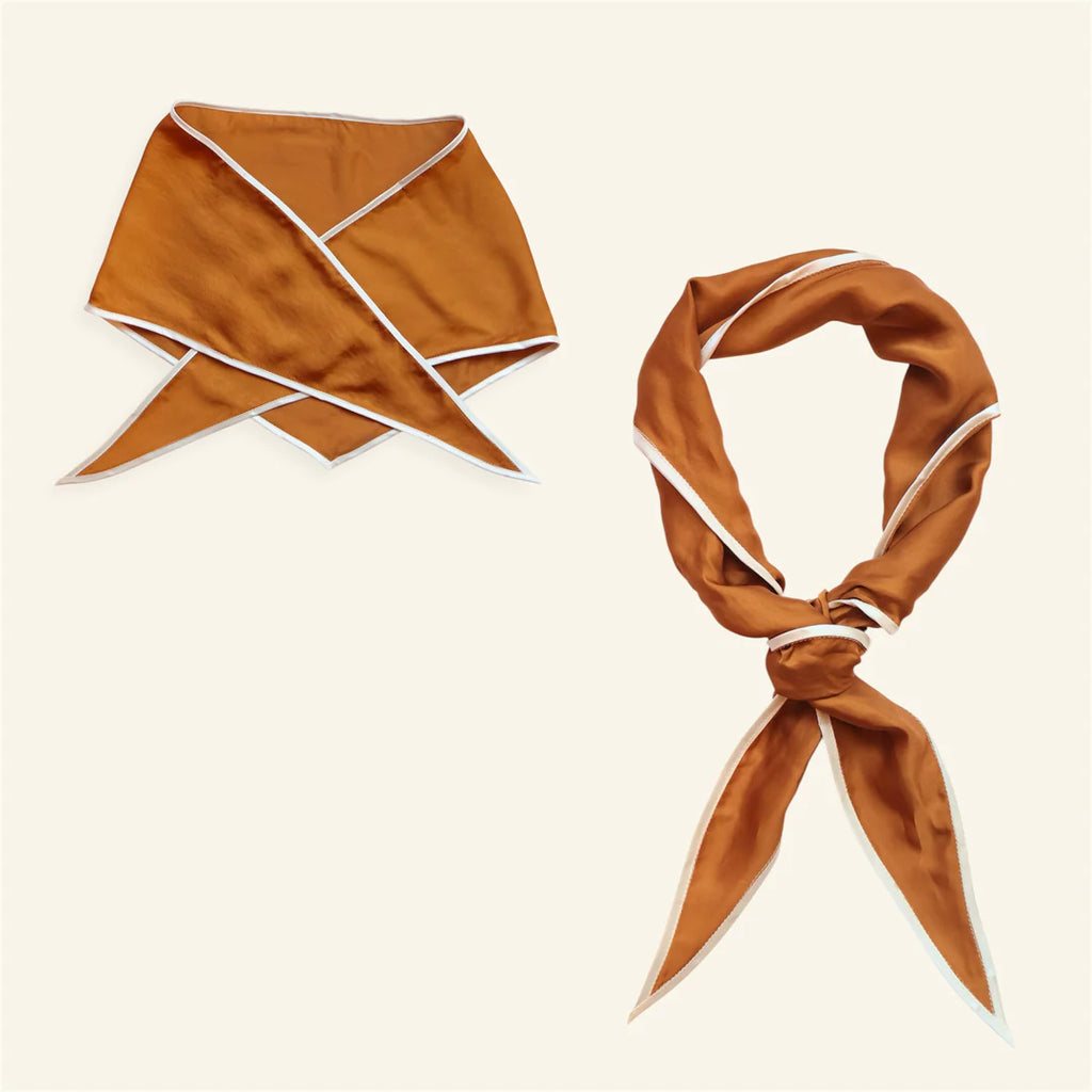 Triangle Scarf - Caramel Creme