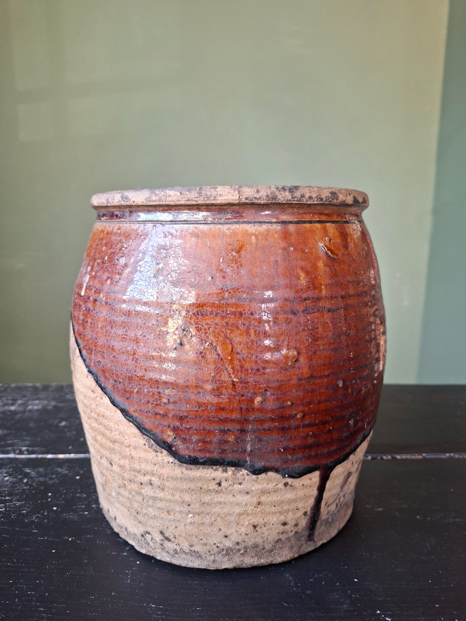 Oude Franse confitpot