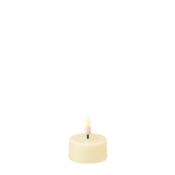 LED waxinelichtje cream  van 2 stuks